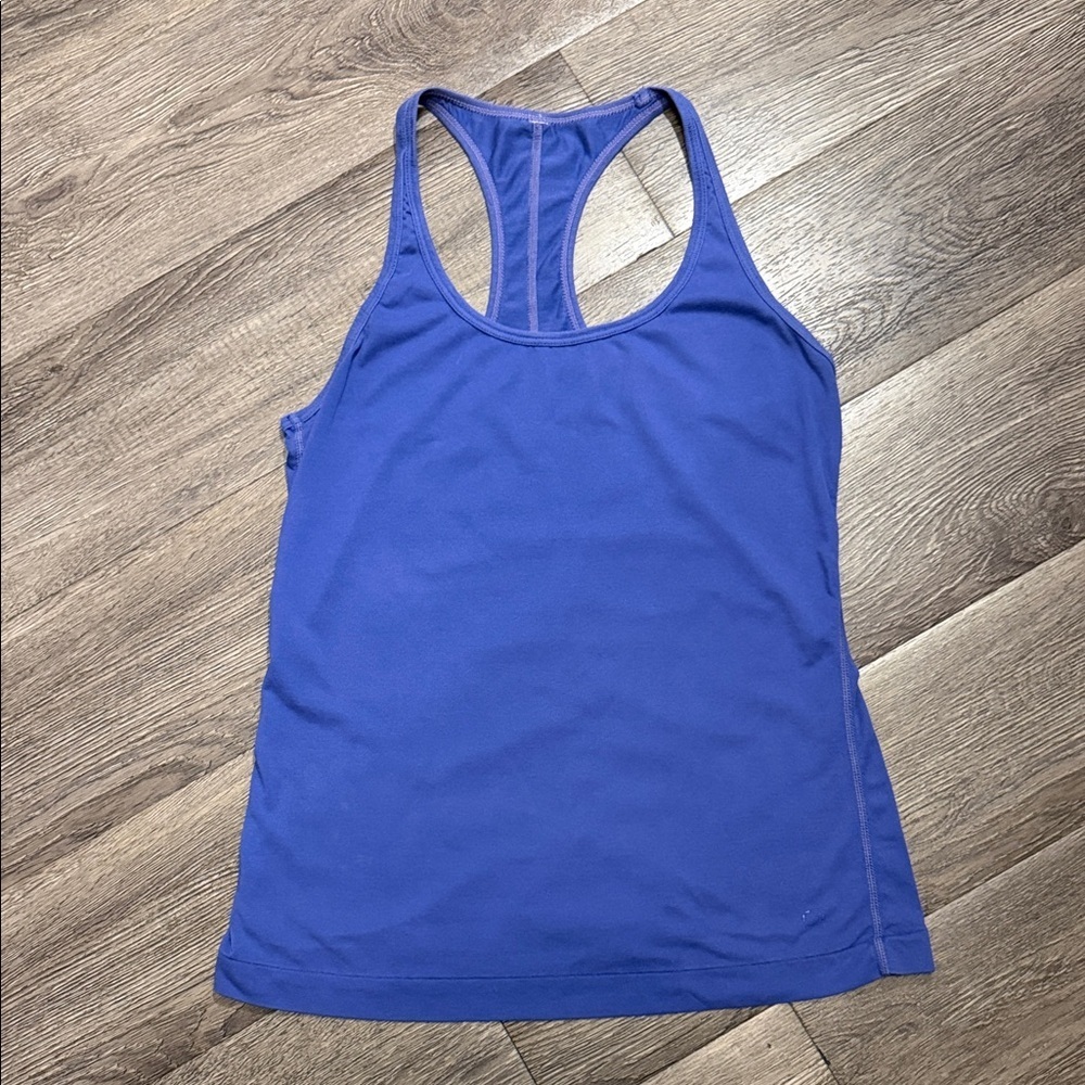 Women's Purple Racerback Tank Top - Picture 1 of 1